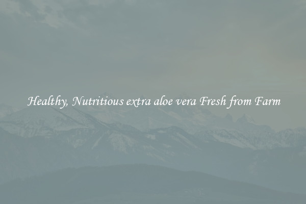 Healthy, Nutritious extra aloe vera Fresh from Farm
