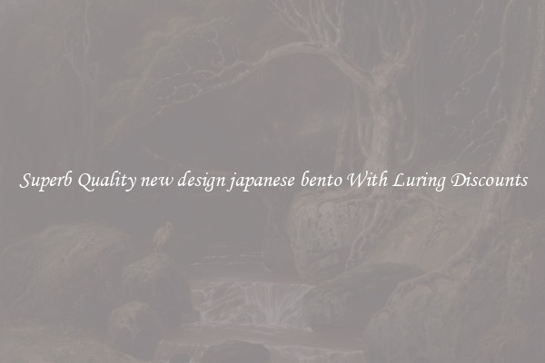 Superb Quality new design japanese bento With Luring Discounts