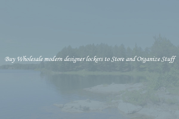 Buy Wholesale modern designer lockers to Store and Organize Stuff