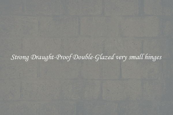 Strong Draught-Proof Double-Glazed very small hinges 