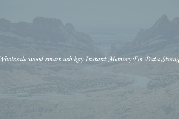 Wholesale wood smart usb key Instant Memory For Data Storage