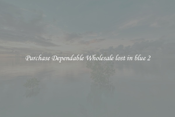 Purchase Dependable Wholesale lost in blue 2