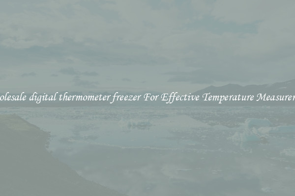 Wholesale digital thermometer freezer For Effective Temperature Measurement