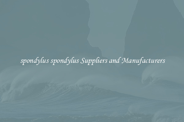 spondylus spondylus Suppliers and Manufacturers